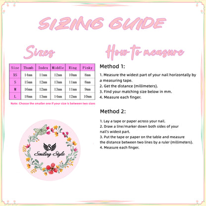 Vintage Totem Flower Press On Nails by SMILINGSTYLE | Luxury Fake Nails | Reusable Nails | Handmade Nails