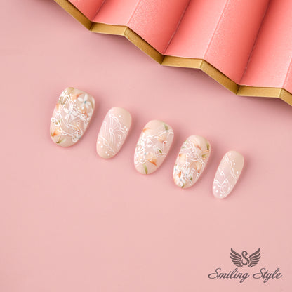 Lovers Wild Dream Press On Nails by SMILINGSTYLE | Luxury Fake Nails | Reusable Nails | Handmade Nails